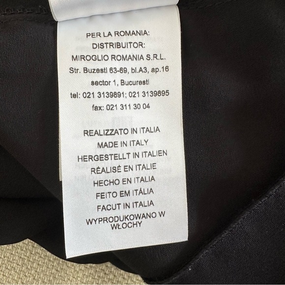 Motivi Floral Print Long Sleeve Mini Dress made in Italy Boho Dress size 8 - Picture 9 of 9